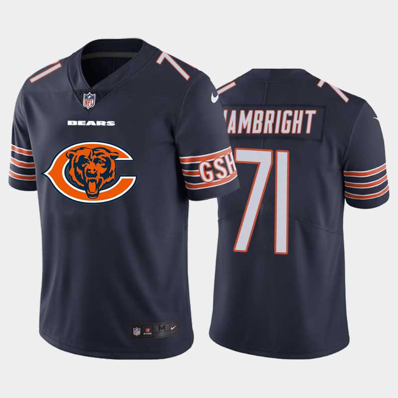 Nike Bears 71 Arlington Hambright Navy Team Big Logo Vapor Untouchable Limited Jersey Dzhi,We sell and wholesale Nike Bears 71 Arlington Hambright Navy Team Big Logo Vapor Untouchable Limited Jersey Dzhi on line form chian!